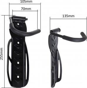 Maclean Rowerowy uchwyt ścienny pionowy stal max. obciążenie 30kg MC-432 12