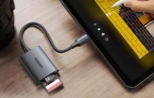 Czytnik Ugreen CM401 - Czytnik kart USB-C, szary (80888B) 3