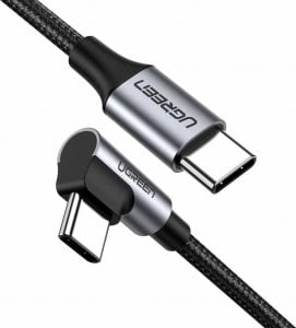 Kabel USB Ugreen USB-C - USB-C 0.5 m Czarny (50122B) 1
