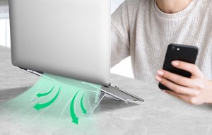 Ugreen Podstawka pod laptop 8-17'' srebrna (LP451) 3