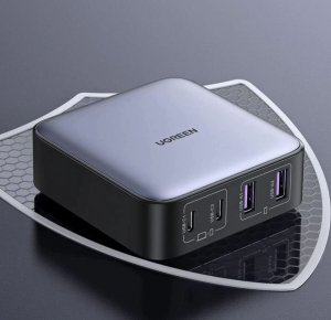 Ładowarka Ugreen Ładowarka sieciowa UGREEN CD327 Nexode, 2x USB-C, 2x USB-A, GaN, 65W (szary) 2