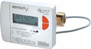 Santech Ciepłomierz QHeat5 qp 2,5 m3/h DN20 - powrót 1