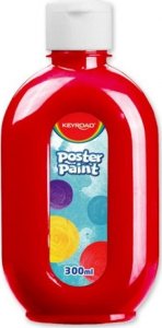 Keyroad Farba plakatowa KEYROAD, 300ml, butelka, czerwona 1