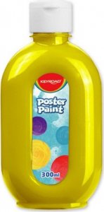 Keyroad Farba plakatowa KEYROAD, 300ml, butelka, żółta 1