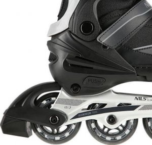 Rolki Nils Extreme NA1123A z wymienną płozą regulowane czarne r. 35-38 8