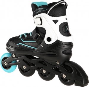 Rolki Nils Extreme NA1169A z wymienną płozą regulowane turkusowe r. 35-38 5