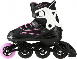 Rolki Nils Extreme NA1169A z wymienną płozą regulowane czarno-różowe r. 39-42 10