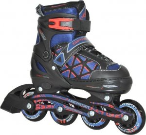 Rolki Axer Sport Spring z wymienną płozą regulowane czarne r. 31-34 2