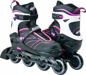 Rolki Allright Velocity rekreacyjne regulowane różowe r. 35-38 2