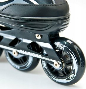 Rolki Allright Rapid rekreacyjne regulowane czarne r. 35-38 4