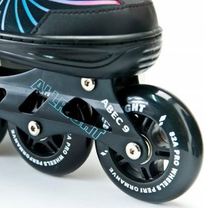 Rolki Allright Celerity rekreacyjne regulowane czarne r. 39-42 4