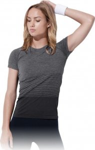 Stedman ST8910 - Szybkoschnący T-shirt damski, wielobarwny wzór gradientu, dekoracyjne, płaskie szwy - blue transition M 2
