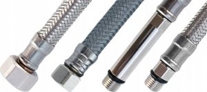 Wężyk przyłączeniowy Tucai Wężyk do wody nierdzewny TAQ-GRIF H3/8-M10x1 końcówka długa L=80 cm [10/100] 3