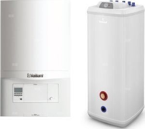 Piec gazowy Vaillant Pakiet VC ecoTEC pro 186 + Vulcan 120 l stojący + czujnik temp. c.w.u. 1