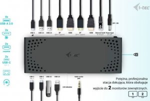 Stacja/replikator I-TEC USB / USB-C / Thunderbolt 3 (CADUA4KDOCKPDL2) 7