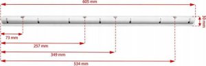 Suszarka na pranie Sepio Suszarka Sufitowa na pranie CZARNA 7 prętów 200 cm 5