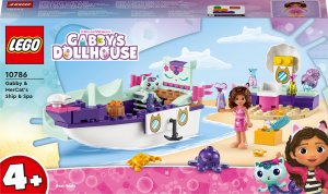 LEGO Gabby's Dollhouse Statek i spa Gabi i Syrenkotki (10786) 1
