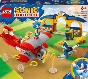 LEGO Sonic the Hedgehog Sonic Tails z warsztatem i samolot Tornado (76991) 1