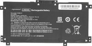 Bateria Movano Bateria LK03XL do HP X360 15-BP BQ CN 17-AE BW CE 8
