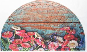 Direct Home and Garden Wycieraczka półokrągła Flower 2