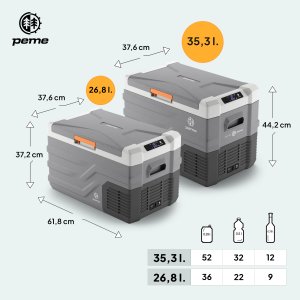 Lodówka turystyczna Peme Quest 40 Adventure Orange 10