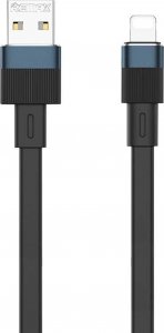 Kabel USB Remax USB-A - Lightning 1 m Czarny (RC-C001 A-L black) 1