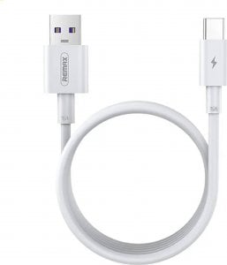 Kabel USB Remax USB-A - USB-C 1 m Biały (RC-175a) 1