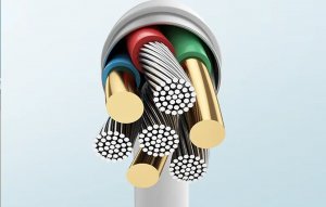 Kabel USB Remax USB-A - USB-C 1 m Biały (RC-175a) 3