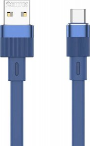 Kabel USB Remax USB-A - USB-C 1 m Niebieski (RC-C001 A-C blue) 1