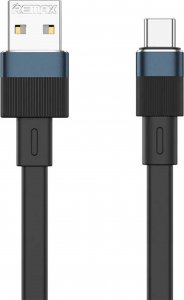 Kabel USB Remax USB-A - USB-C 1 m Czarny (RC-C001 A-C black) 1