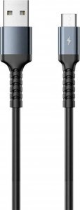 Kabel USB Remax USB-A - microUSB 1 m Czarny (RC-C008 A-M black) 1