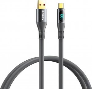 Kabel USB Remax USB-A - USB-C 1.2 m Szary (RC-C030) 1