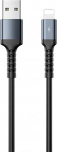 Kabel USB Remax USB-A - Lightning 1 m Czarny (RC-C008 A-L black) 1