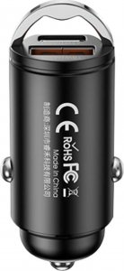 Ładowarka Remax Ładowarka samochodowa USB, USB-C, REMAX RCC238, 45W (czarna) 1