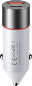 Ładowarka Remax Ładowarka samochodowa USB, USB-C REMAX RCC108, 42W (biała) 1