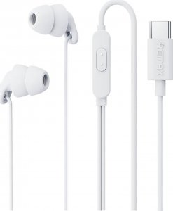 Słuchawki Remax Słuchawki Remax RM-518a, USB-C, 1.2m (białe) 1