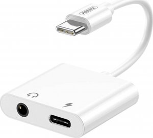 Adapter USB Remax Adapter Remax USB-C do USB-C, AUX 3.5mm, RL-LA11 (biały) 1