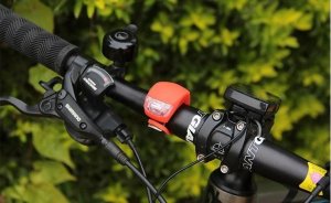 Silikonowe Oświetlenie LAMPKI ROWEROWE 2 szt. FROG 3