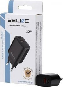 Ładowarka Beline Ładowarka sieciowa 20W USB-C + USB-A czarna 1