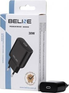 Ładowarka Beline Ładowarka sieciowa 30W GaN USB-C PD 3.0 bez kabla, czarna 1
