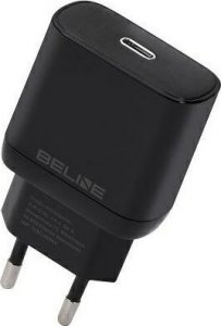 Ładowarka Beline Ładowarka sieciowa 30W GaN USB-C PD 3.0 bez kabla, czarna 3