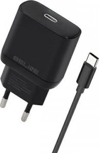 Ładowarka Beline Ładowarka sieciowa 25W GaN USB-C + kabel USB-C, czarna 3