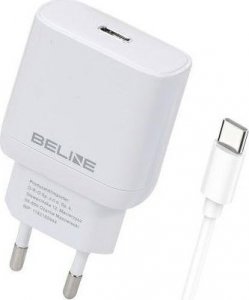 Ładowarka Beline Ładowarka sieciowa 30W GaN USB-C + kabel USB-C, biały 3