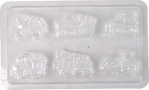 LeanToys Zestaw DIY Odlewy Gipsowe Pojazdy Budowlane 3