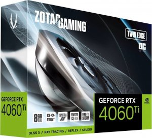 Karta graficzna Zotac Gaming GeForce RTX 4060 Ti Twin Edge OC 8GB GDDR6 (ZT-D40610H-10M) 8