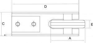 PSG Pakiet wózków jezdnych PSG 60.00P.70 do bram przesuwnych do szyny 70x70x4 mm 6