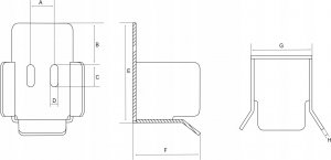 PSG Pakiet wózków jezdnych PSG 60.00P.70 do bram przesuwnych do szyny 70x70x4 mm 7