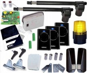 Faac Zestaw Alfa - 414 do 8m bram dwuskrzydłowych 8