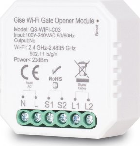 Gise GISE SMART Gate module Moduł do sterowania bramą Tuya WiFi 3