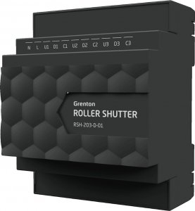 Grenton Roller Shutter x3, Moduł sterowania roletami do montażu na szynie DIN (RSH-203-D-01) 3